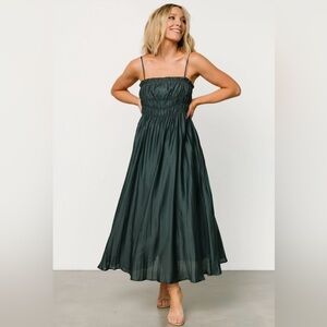 Baltic Born NWT Size M Hattie Maxi Dress Dark Jade